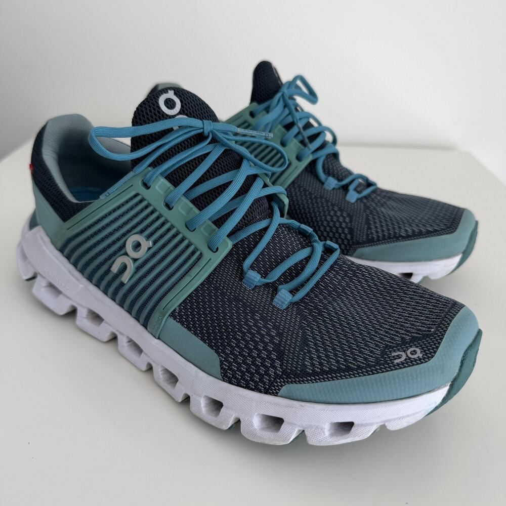 On Running Women's Sneakers in Teal and Navy